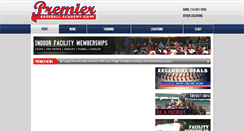 Desktop Screenshot of premierbaseballacademy.com